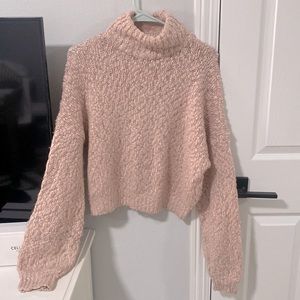 Pink Hollister knit sweater